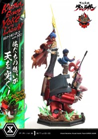 Kamina, Simon & Yoko with Lagann Deluxe Gurren Lagann 1/4 Statue by Prime 1 Studio