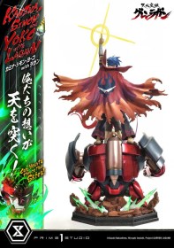 Kamina, Simon & Yoko with Lagann Deluxe Bonus Gurren Lagann 1/4 Statue by Prime 1 Studio