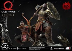 Kratos and Atreus in the Valkyrie (Deluxe Version) God of War Premium Masterline Series 1/4 Statue by Prime 1 Studio