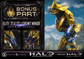 Elite Zealot & Grunt Minor Covenant Assault Bonus Version Halo Campaign Evolved 1/4 Statue by Prime 1 Studio
