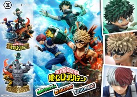 Midoriya, Bakugo & Todoroki My Hero Academia 1/4 Statue by Prime 1 Studio