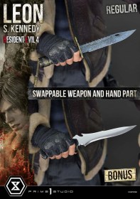 Leon S. Kennedy Bonus Ver. Resident Evil 4 Statue 1/4 Scale by Prime 1 Studio