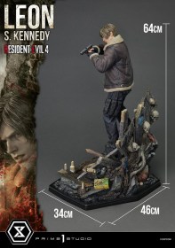 Leon S. Kennedy Bonus Ver. Resident Evil 4 Statue 1/4 Scale by Prime 1 Studio