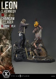 Leon S. Kennedy vs. Chainsaw Villager Resident Evil 4 Statue 1/4 by Prime 1 Studio