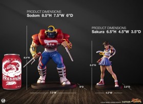 Sakura & Sodom Street Fighter Street Jam 1/10 Statues by PCS