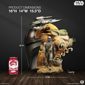 The Mandalorian Star Wars Fine Art Bust by PCS