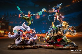 2XKO Ekko & Ahri Diorama League of Legends 1/10 Statue by Pure Arts