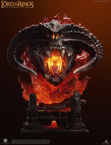 Balrog Polda Edition (Flames & Base) Lord of the Rings 1/1 Bust by Queen Studios