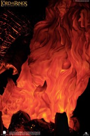 Balrog Polda Edition Version II (Flames & Base) Lord of the Rings 1/1 Bust by Queen Studios