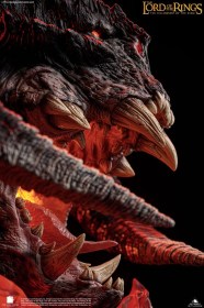 Balrog Polda Edition (Flames & Base) Lord of the Rings 1/1 Bust by Queen Studios