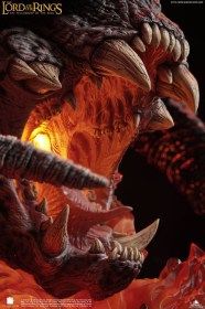 Balrog Polda Edition (Flames & Base) Lord of the Rings 1/1 Bust by Queen Studios