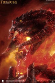 Balrog Polda Edition (Flames & Base) Lord of the Rings 1/1 Bust by Queen Studios