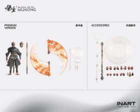 The Destined One in the Bronze Armor Set Deluxe Ver Black Myth Wukong 1/12 Action Figure by Queen Studios