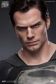 Superman Black Ver. Superman 1/1 Bust by Queen Studios
