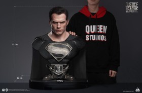 Superman Black Ver. Superman 1/1 Bust by Queen Studios