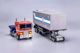 Optimus Prime Flagship Trailer Kit Interactive Auto-Converting Vehicle Transformers by Robosen