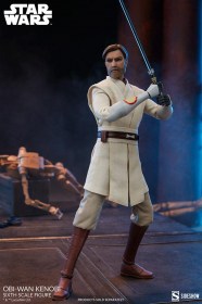 Obi-Wan Kenobi Star Wars The Clone Wars 1/6 Action Figure by Sideshow Collectibles