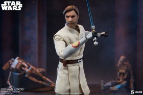 Obi-Wan Kenobi Star Wars The Clone Wars 1/6 Action Figure by Sideshow Collectibles