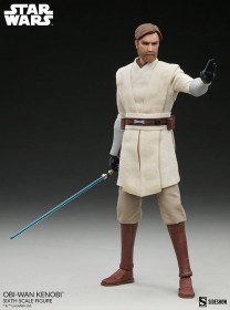 Obi-Wan Kenobi Star Wars The Clone Wars 1/6 Action Figure by Sideshow Collectibles