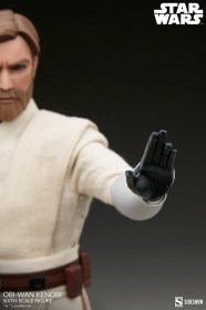 Obi-Wan Kenobi Star Wars The Clone Wars 1/6 Action Figure by Sideshow Collectibles