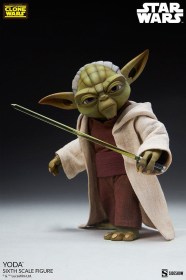Yoda Star Wars The Clone Wars 1/6 Action Figure by Sideshow Collectibles