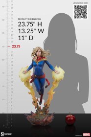 Marvel Premium Format Statue Captain Marvel by Sideshow Collectibles