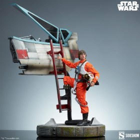 Luke Skywalker & X-Wing Red Five, Standing Star Wars Premium Format Statue by Sideshow Collectibles