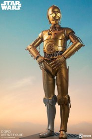 C-3PO Star Wars Life-Size Statue by Sideshow Collectibles