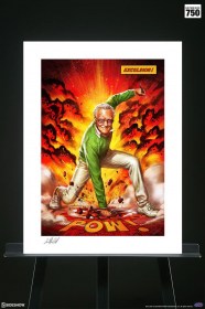 Stan Lee Excelsior! Marvel Art Print unframed by Sideshow Collectibles