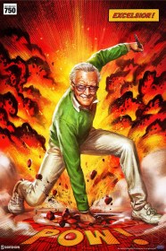 Stan Lee Excelsior! Marvel Art Print unframed by Sideshow Collectibles