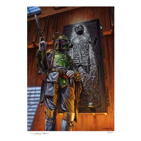 Boba Fett The Bounty Star Wars Art Print unframed by Sideshow Collectibles