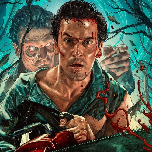 Ash Williams Evil Dead 2 Dead by Dawn Art Print unframed by Sideshow Collectibles
