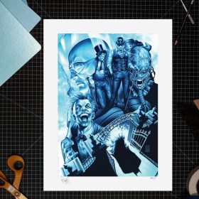 The Gates of Arkham DC Comics Art Print unframed by Sideshow Collectibles