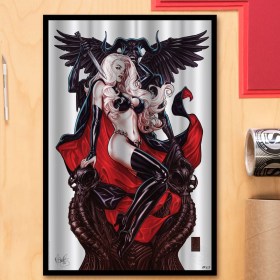 Blasphemy Anthem Lady Death Art Print unframed by Sideshow Collectibles