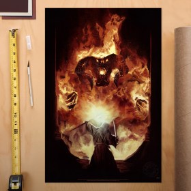The Flame of Anor Lord of the Rings Art Print unframed by Sideshow Collectibles