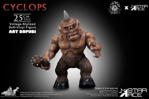 Cyclops (Vintage-Style) Ray Harryhausen Soft Vinyl Statue by Star Ace Toys