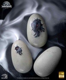 Hatching Indominus Rex Jurassic World Set of 3 Statues 1/2 by ECC