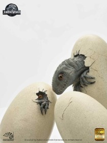 Hatching Indominus Rex Jurassic World Set of 3 Statues 1/2 by ECC