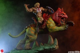 He-Man & Battle Cat Masters of the Universe 1/4 Maquette by Tweeterhead