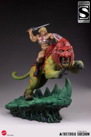 He-Man and Battle Cat Classic Deluxe Masters of the Universe Statue by Tweeterhead