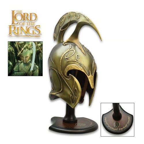 High Elven War Helm Limited Edition LOTR 1/1 Replica by United Cutlery