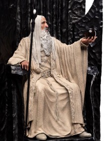 Saruman the White on Throne The Lord of the Rings 1/6 Statue by Weta