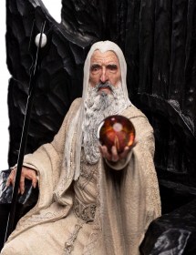 Saruman the White on Throne The Lord of the Rings 1/6 Statue by Weta