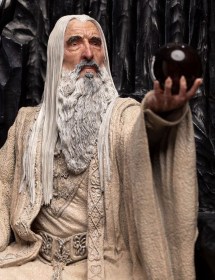 Saruman the White on Throne The Lord of the Rings 1/6 Statue by Weta