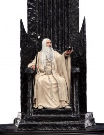 Saruman the White on Throne The Lord of the Rings 1/6 Statue by Weta