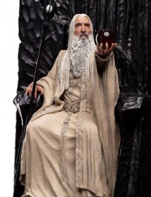 Saruman the White on Throne The Lord of the Rings 1/6 Statue by Weta