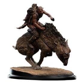 Sharkû on Warg Lord of the Rings Mini Statue by Weta Workshop