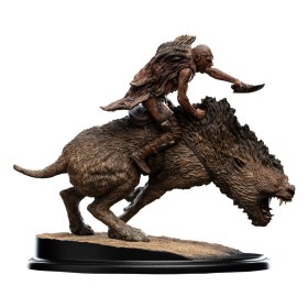 Sharkû on Warg Lord of the Rings Mini Statue by Weta Workshop