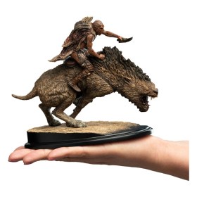 Sharkû on Warg Lord of the Rings Mini Statue by Weta Workshop