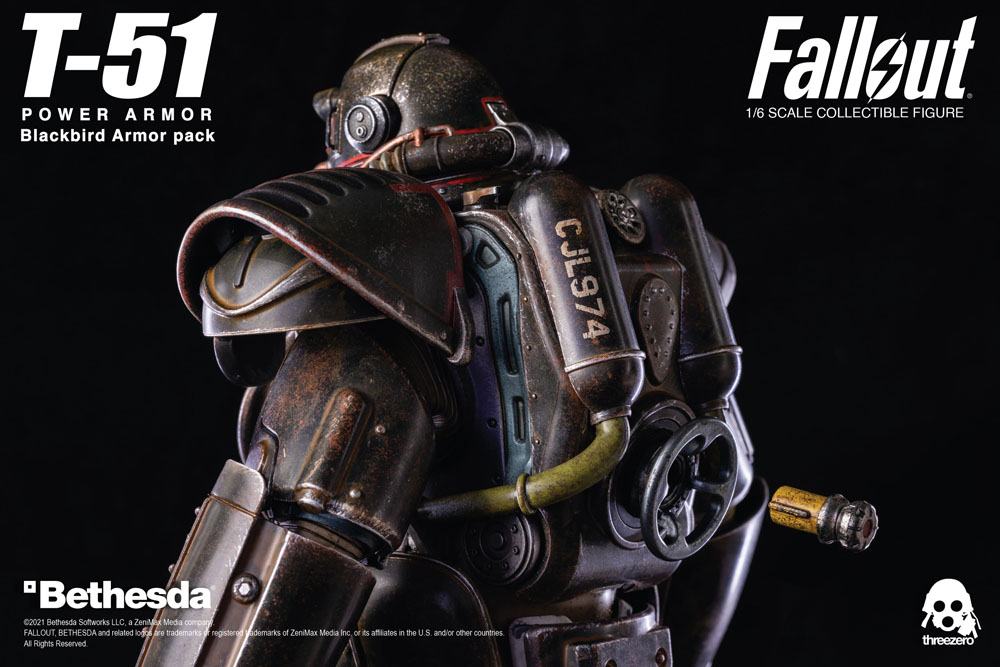 Threezero T 51 Power Armor Fallout 4 Blackbird Armor Pack By Threezero